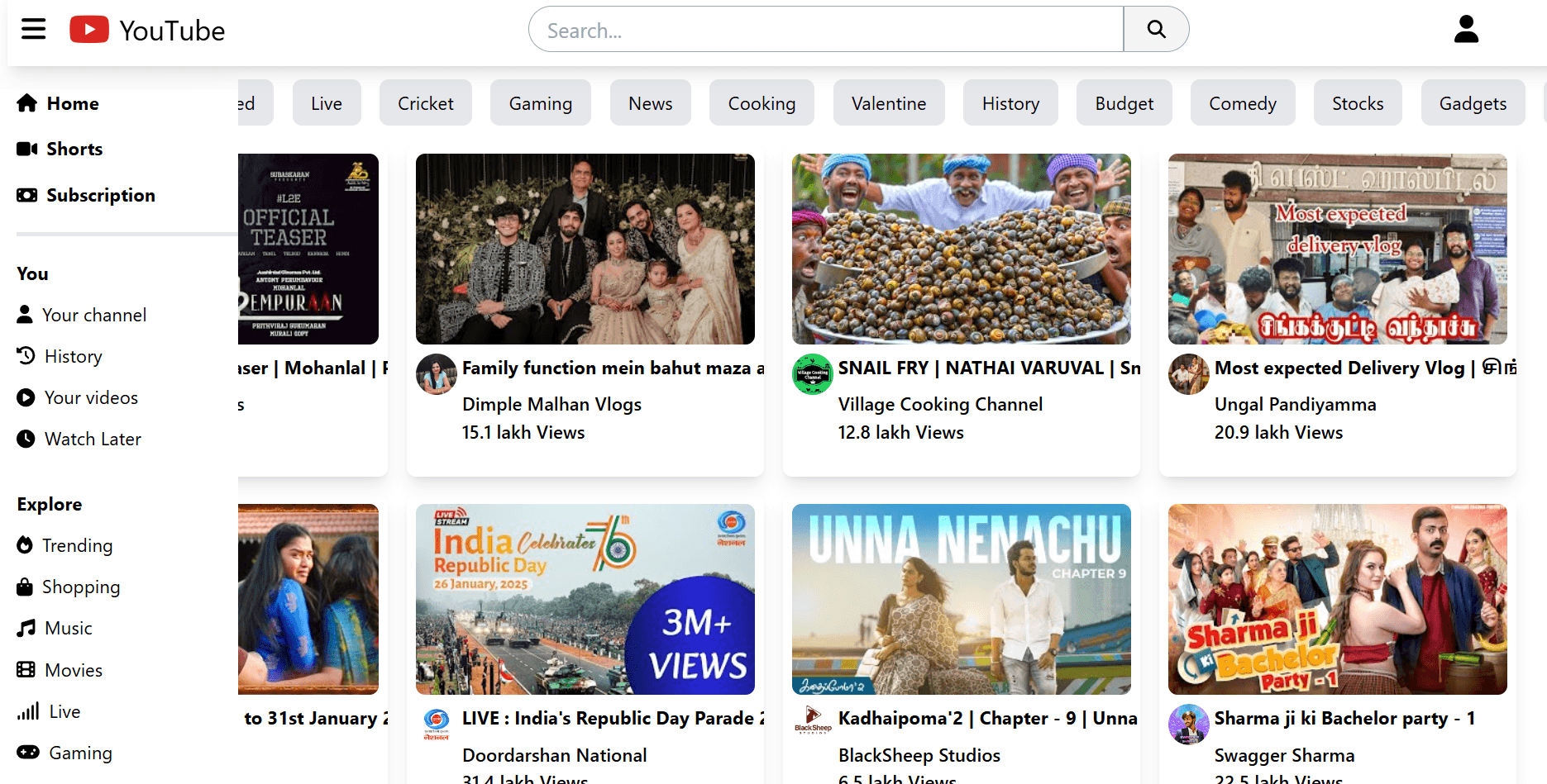 YouTube Clone